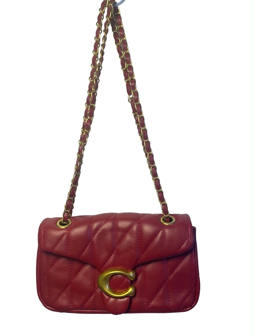 Burgundy Coach Tabby Shoulder Bag