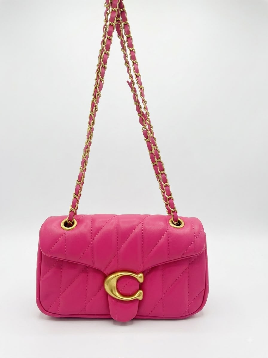 Pink Coach Tabby Shoulder Bag